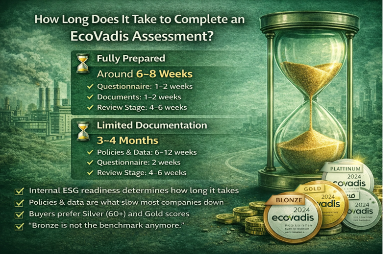 How Long Does It Take to Complete an EcoVadis Assessment?