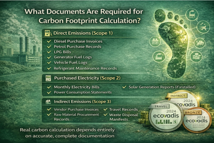 What Documents Are Required for Carbon Footprint Calculation?